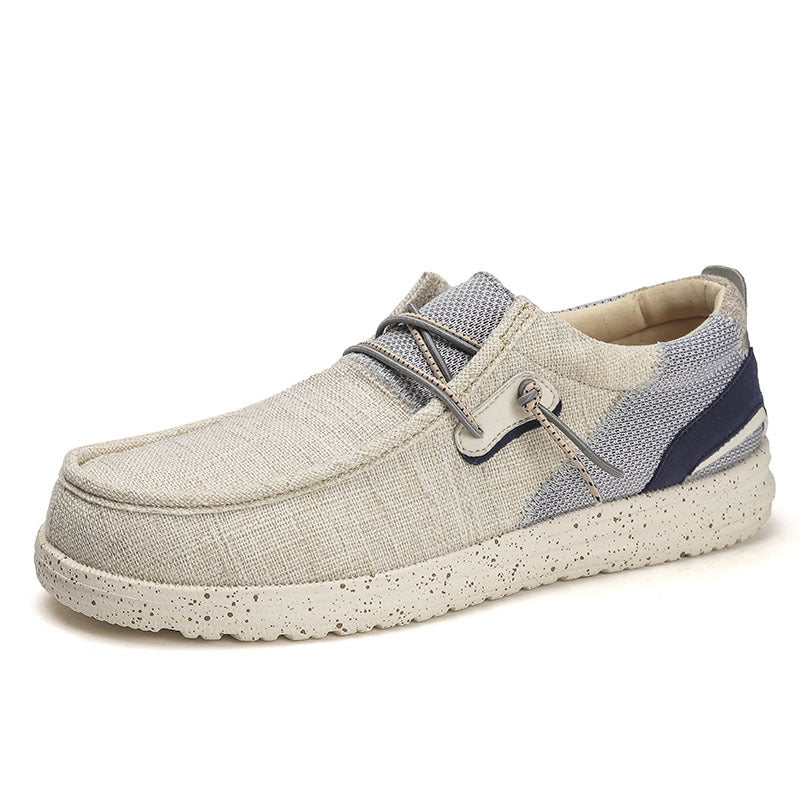 Men’s Casual Slip-On Loafers with Lightweight Speckled Sole