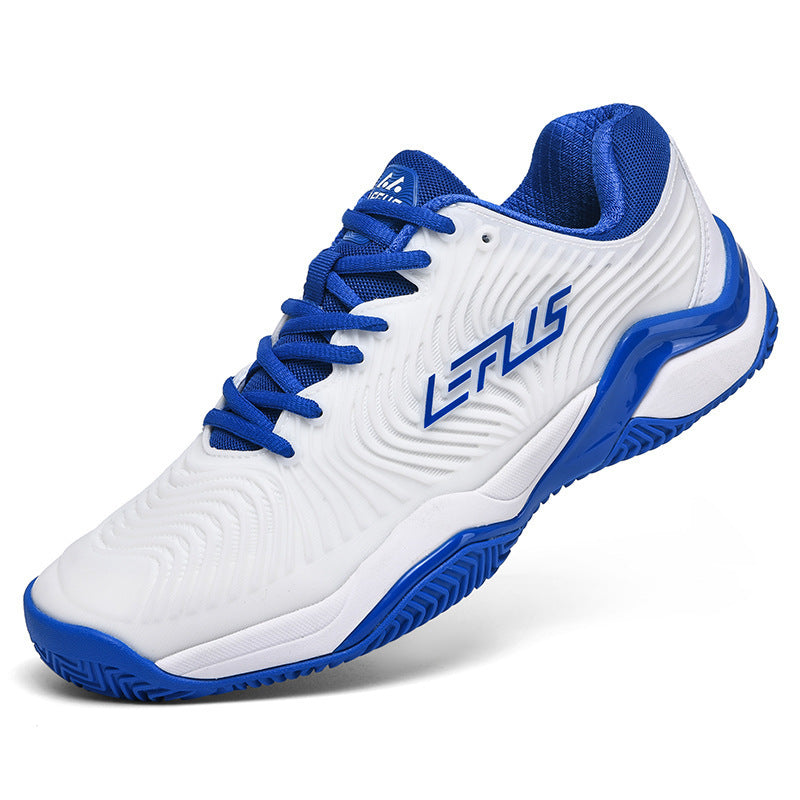 Men's Lace-Up Pickleball/Court Shoes with Textured Rubber Sole