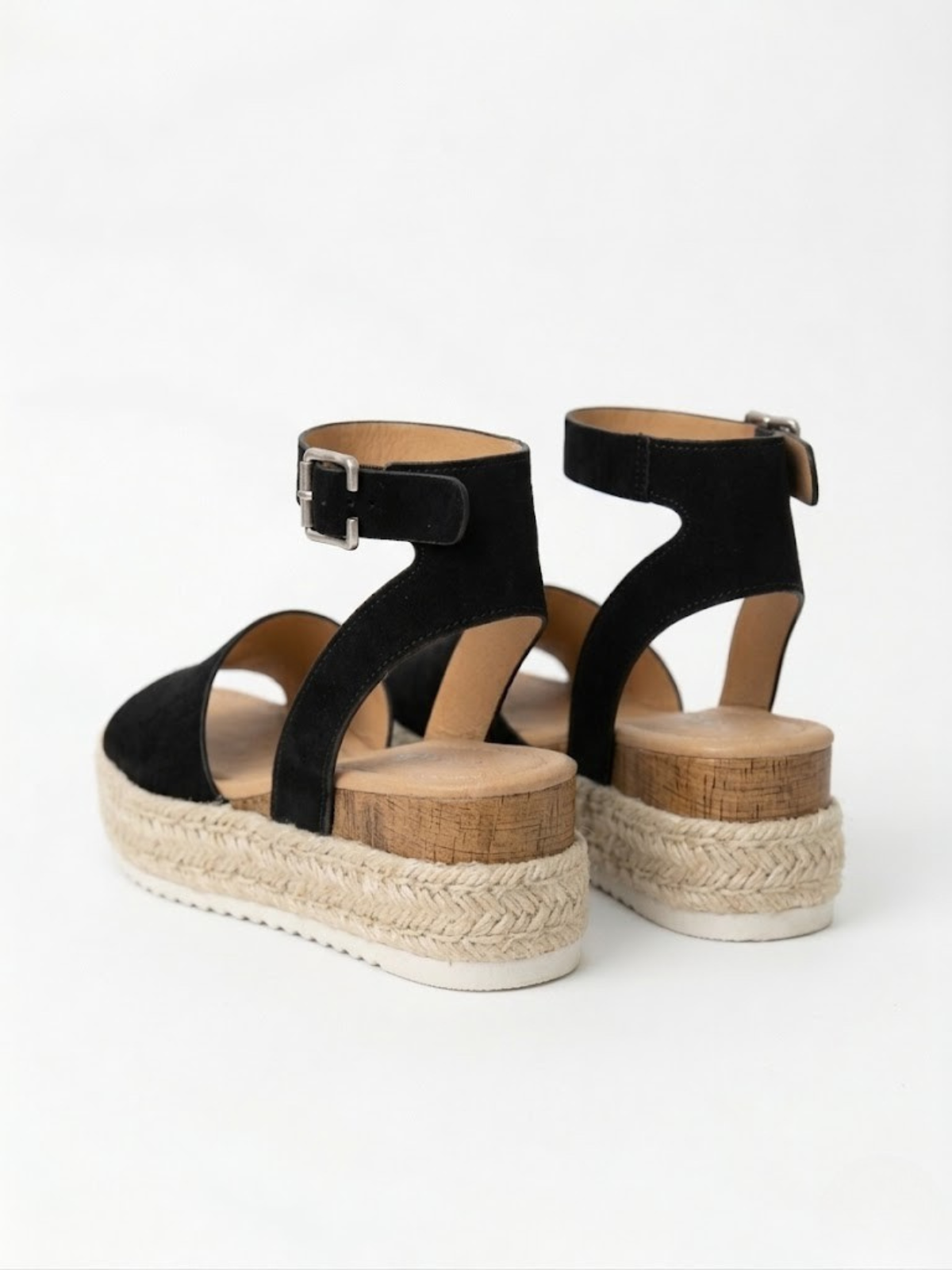 Women's Platform Sandals Ankle Strap Espadrille Wedges