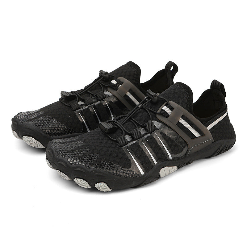 Women's Mesh Barefoot-Style Trainers with Toggle Lace Closure