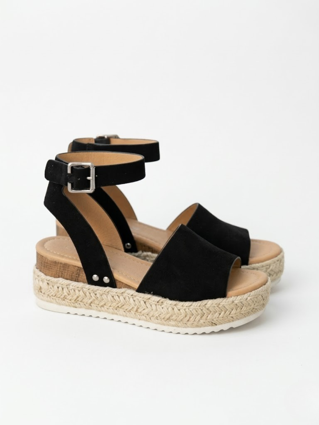 Women's Platform Sandals Ankle Strap Espadrille Wedges