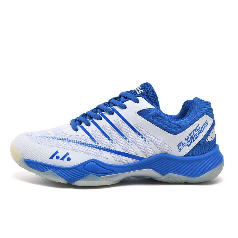 Men's Lace-Up Pickleball/Court Shoes with Mesh Upper and Rubber Sole
