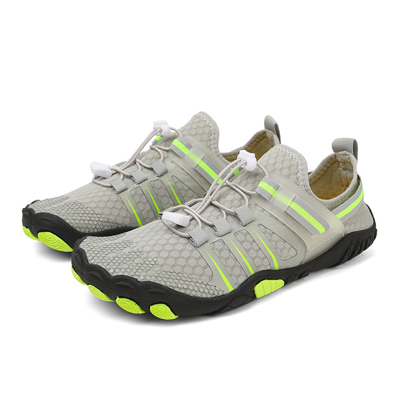 Women's Mesh Barefoot-Style Trainers with Toggle Lace Closure