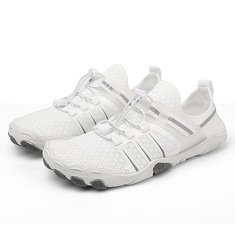 Women's Mesh Barefoot-Style Trainers with Toggle Lace Closure