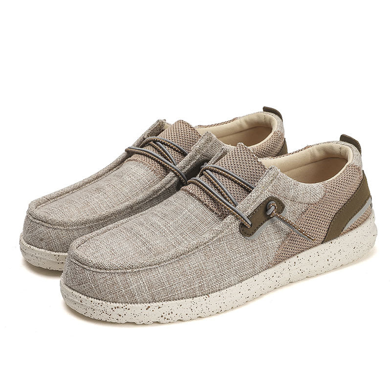 Men’s Casual Slip-On Loafers with Lightweight Speckled Sole