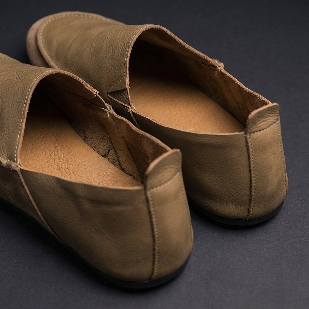 Men's Leather Slip-On Loafers
