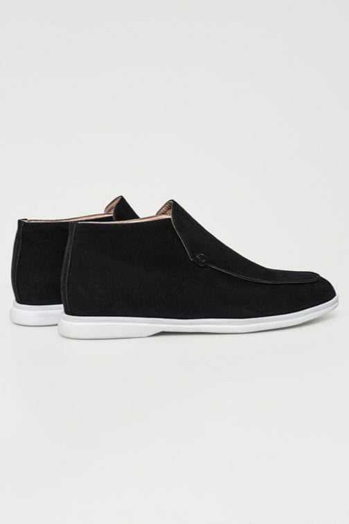 Men’s High-Cut Loafers with Slip-On Design and Clean Ankle-Height Silhouette