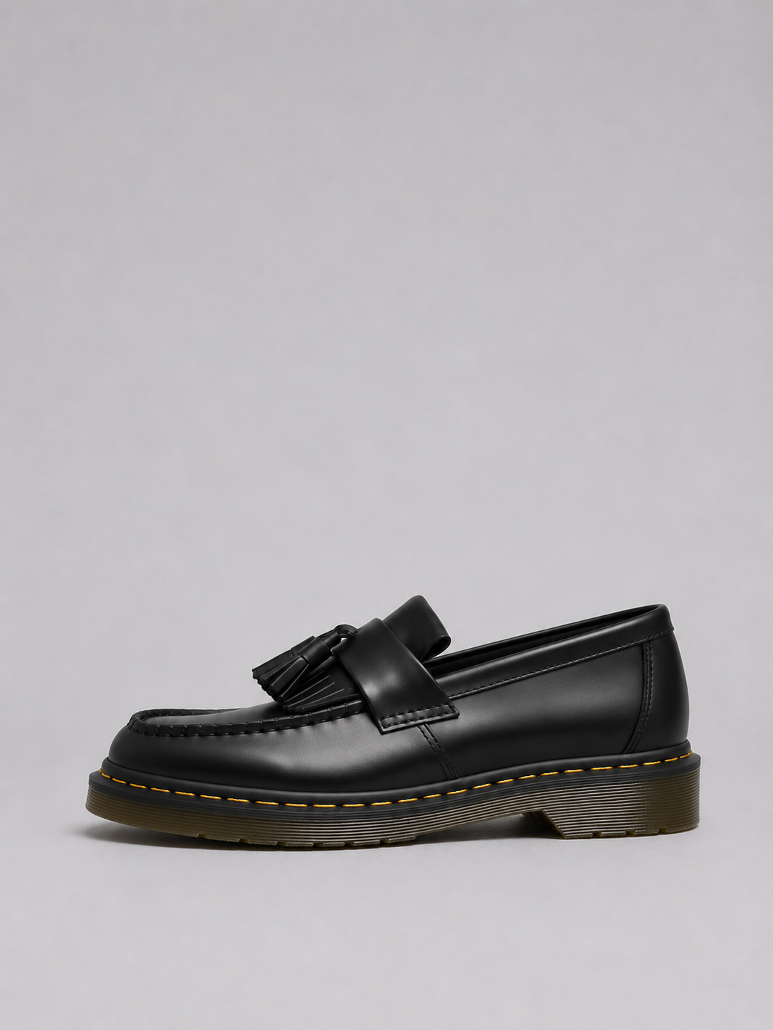 Men's Leather Loafers Tassel Slip-On Chunky Sole
