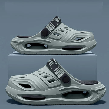 Unisex Closed Toe Clogs - Slip On Sandals with Adjustable Back Strap