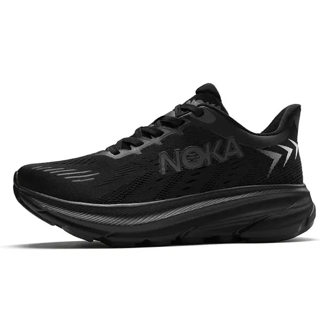 Men's Mesh Upper Lace-Up Athletic Sneakers - Thick Cushioned Sole