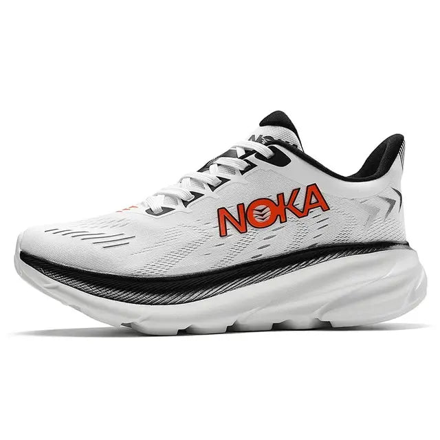 Men's Mesh Upper Lace-Up Athletic Sneakers - Thick Cushioned Sole