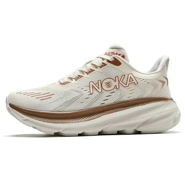 Men's Mesh Upper Lace-Up Athletic Sneakers - Thick Cushioned Sole
