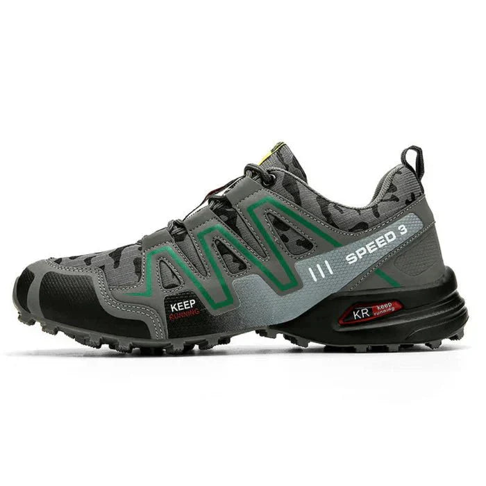 Men's Sneakers Low-Top Lace-Up Camouflage Lugged Sole