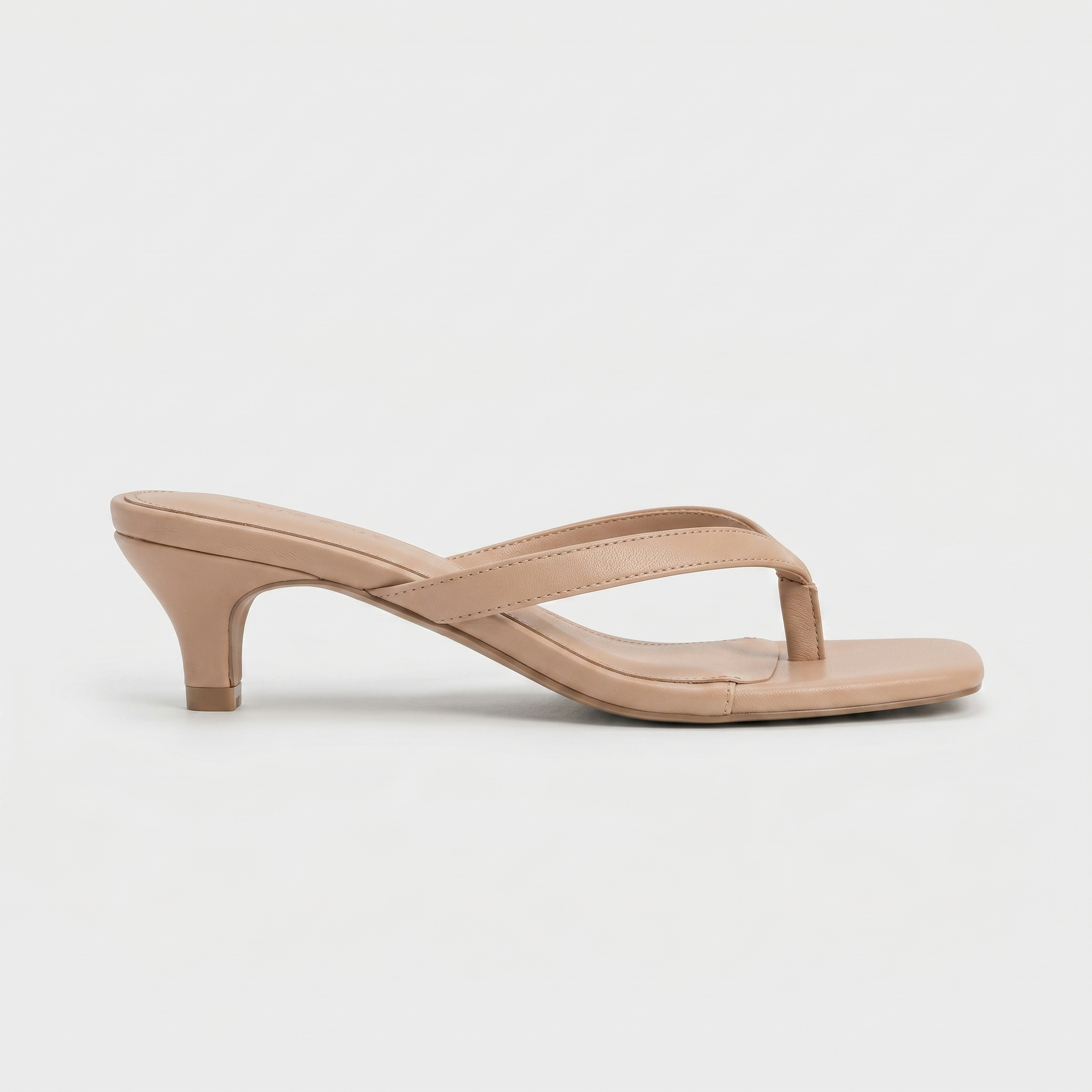 Women's Square Heel Thong Heels - Heeled Flip Flops