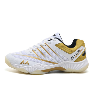 Men's Lace-Up Pickleball/Court Shoes with Mesh Upper and Rubber Sole