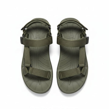 Men's Sport Sandals - Hook-And-Loop Straps - Contoured Footbed