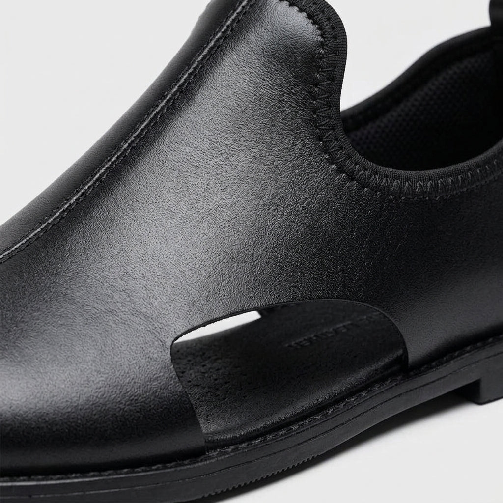 Men's Sandals Open Toe Buckle Strap Flat Sole