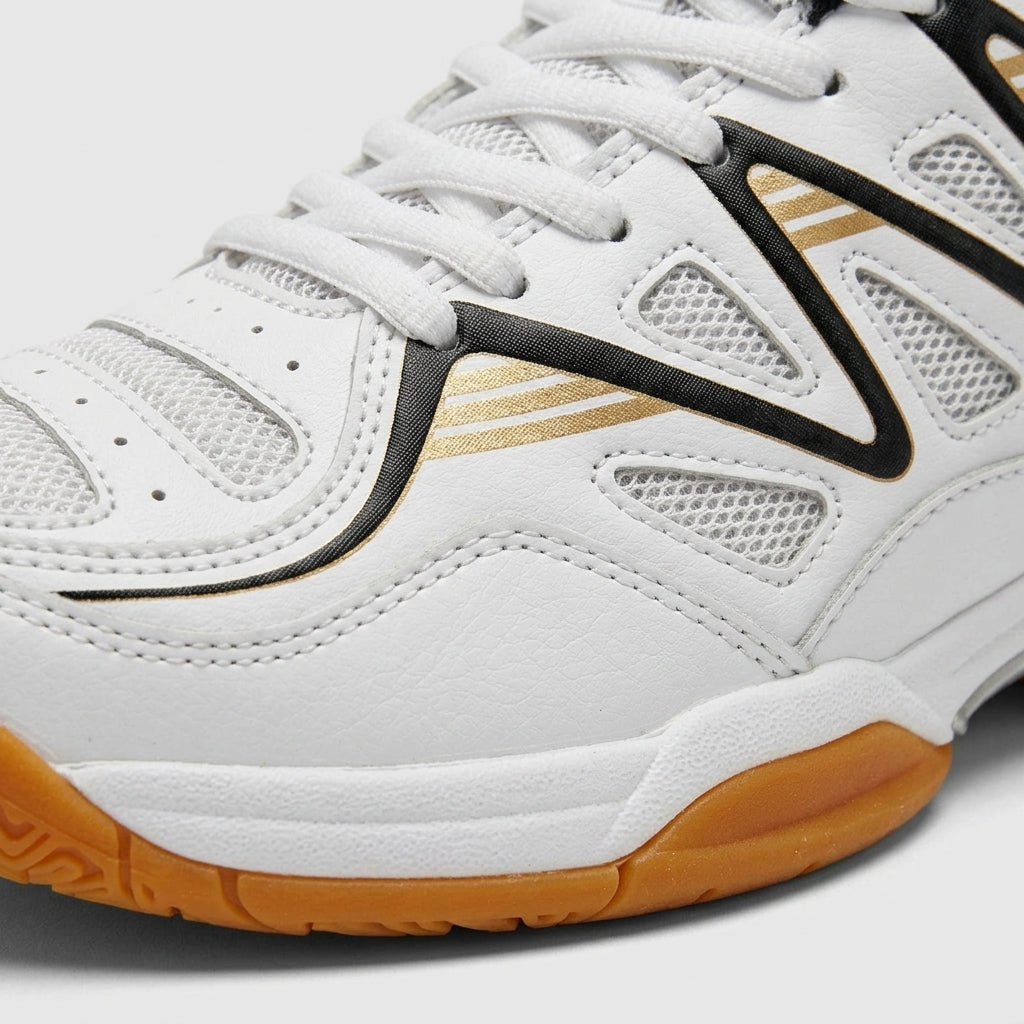 Men's Lace-Up Pickleball/Court Shoes with Mesh Panels and Gum Sole