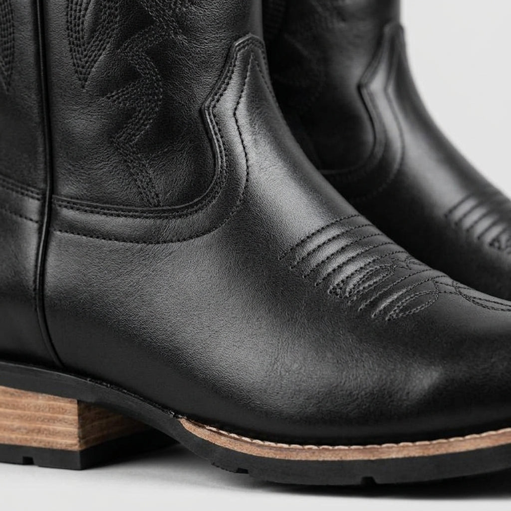 Men's Boots Slip-On High-Top Chelsea Ankle Rubber Sole