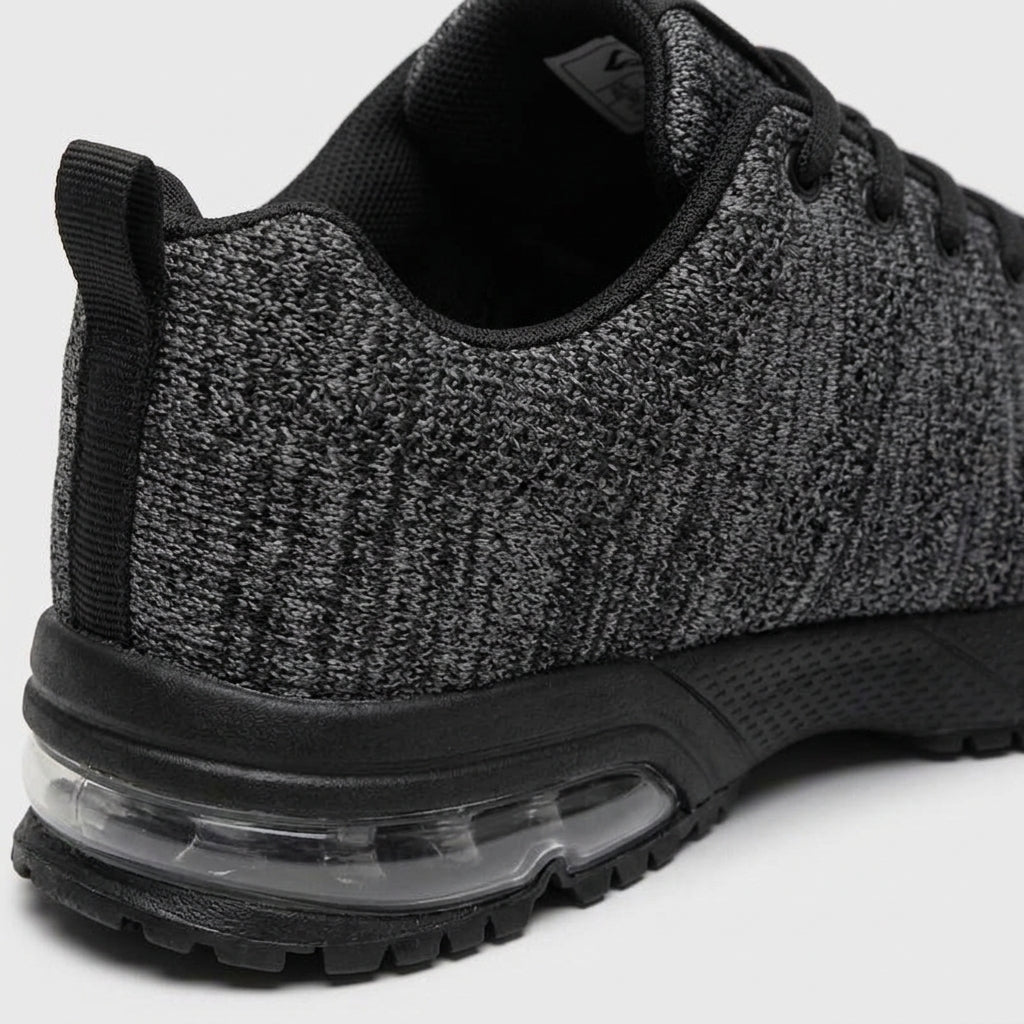 Men's Sneakers - Lace-Up - Knit Upper - Air Cushion Sole