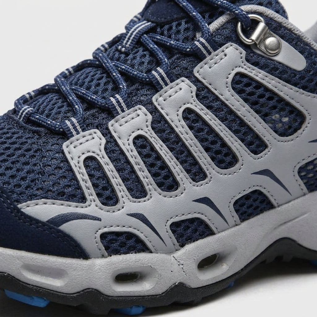 Men's Athletic Shoes Mesh Lace-Up Air-Cushioned Sole
