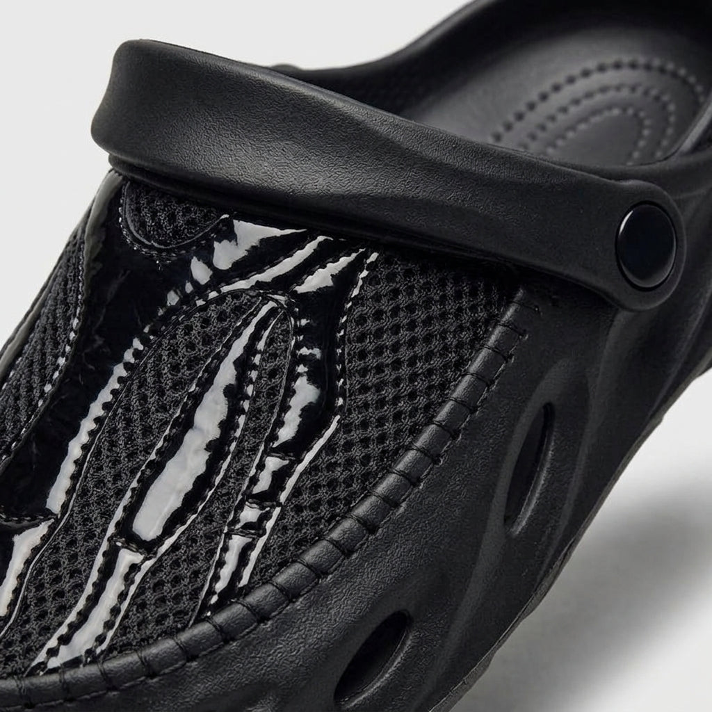 Men's Clogs Mesh Hollow-Out Slip-On Non-Slip Garden Shoes