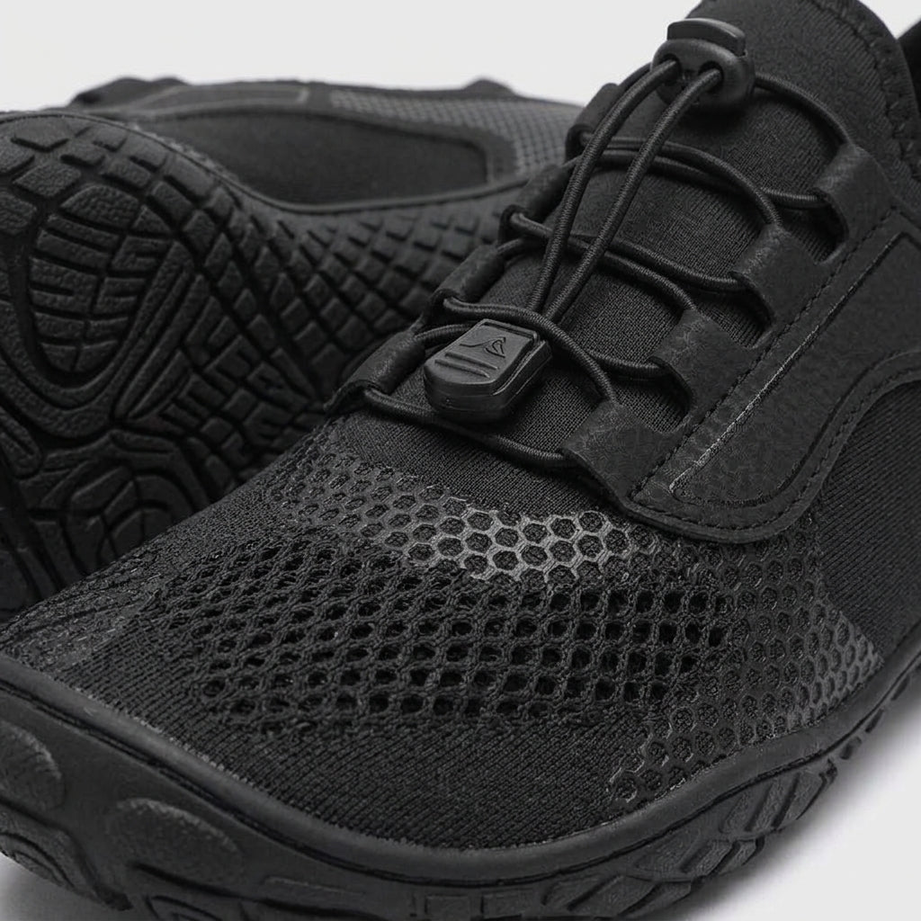 Men's Sneakers Mesh Five-Toe Elastic Lace Rubber Sole