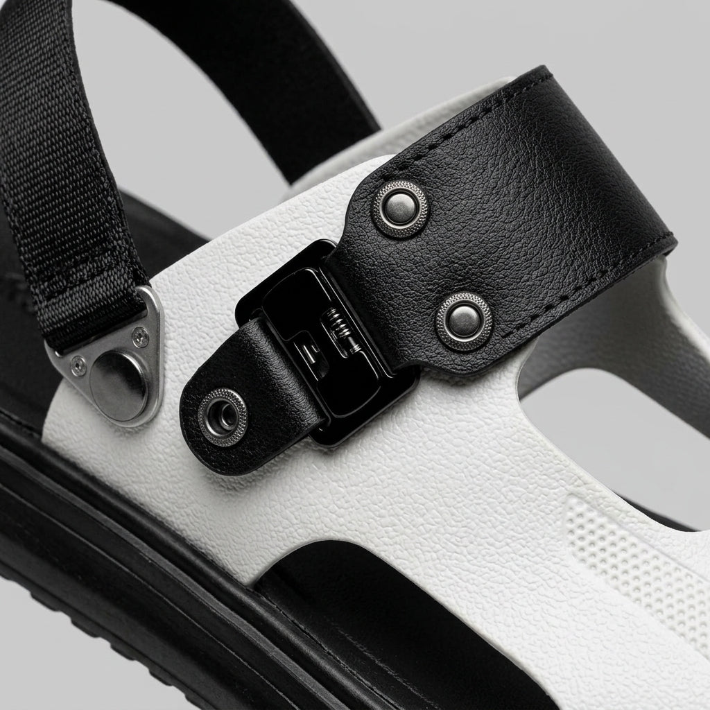Men’s Sport-Inspired Open-Toe Sandals - Adjustable Strap Design