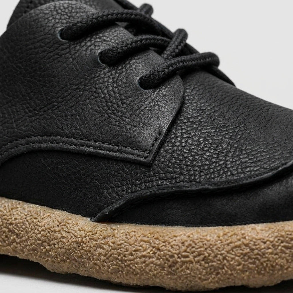 Men's Sneakers Low-Top Lace-Up Round Toe Retro Workwear Style