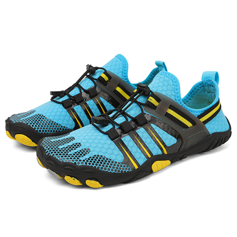 Women's Mesh Barefoot-Style Trainers with Toggle Lace Closure