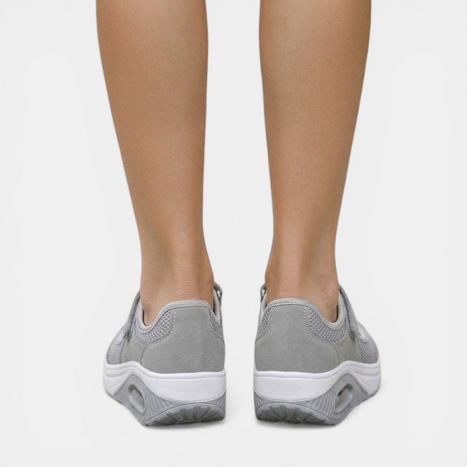 Women's Sneakers Mary Jane Mesh Hook-and-Loop Air-Cushioned Sole