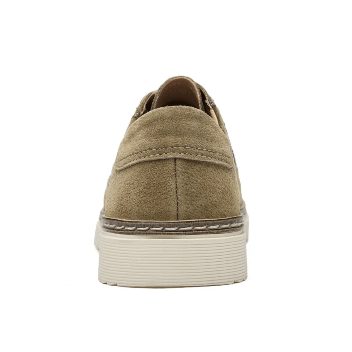 Men's Suede Low-Top Sneakers - Lace-Up - Platform Sole
