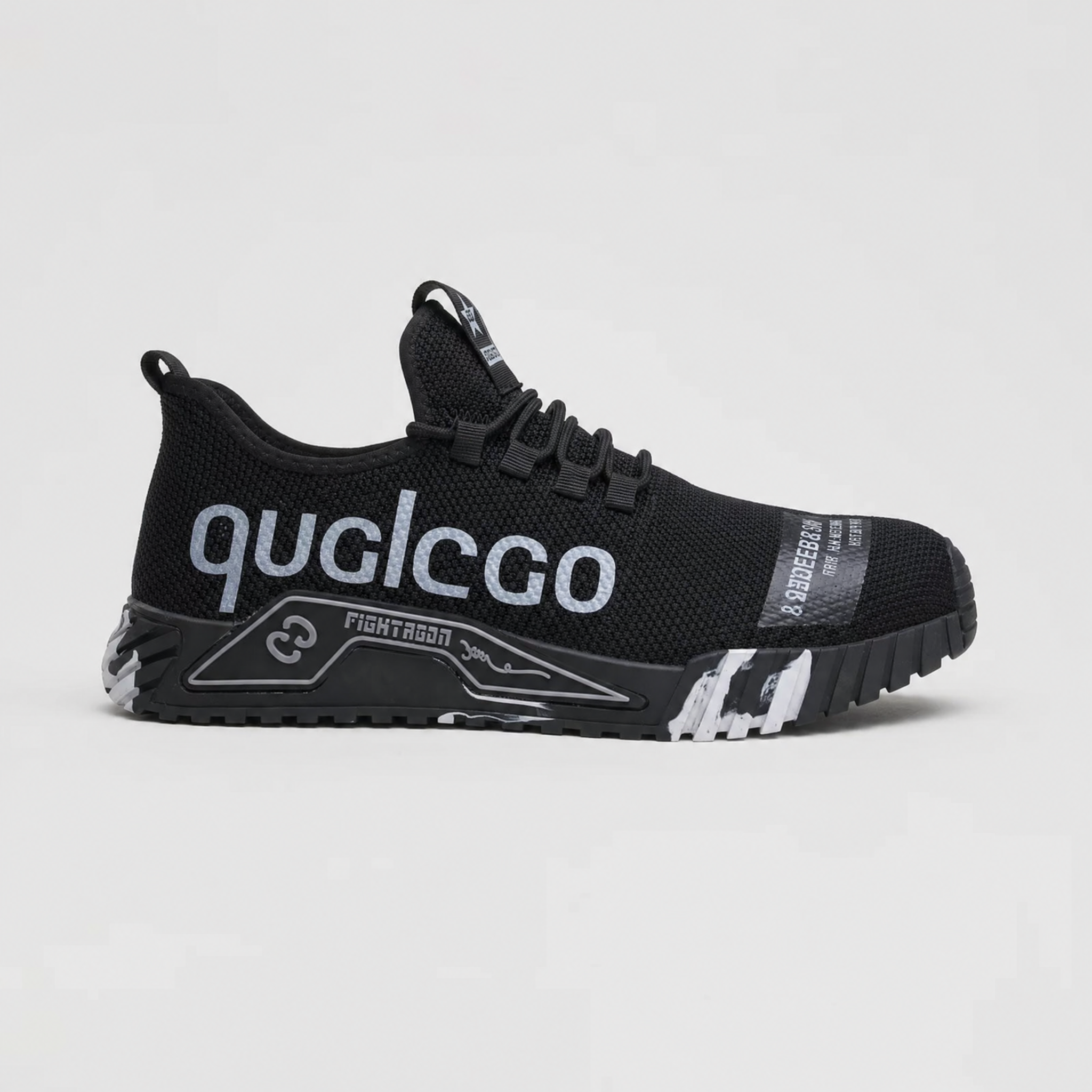 Men's Safety Sneakers Steel Toe Mesh Upper Lace-Up Athletic