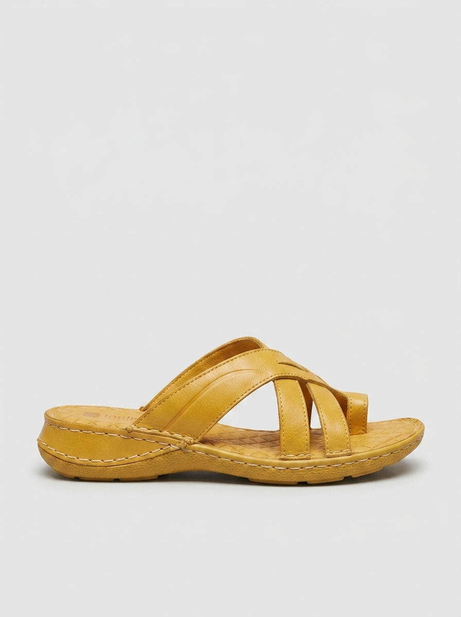 Women's Sandals Toe-Ring Criss-Cross Flat Slide