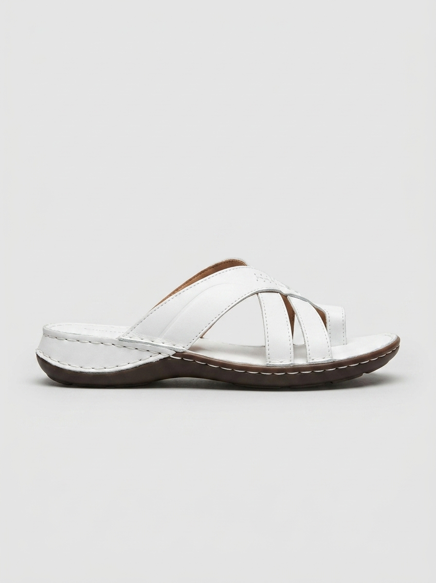 Women's Sandals Toe-Ring Criss-Cross Flat Slide