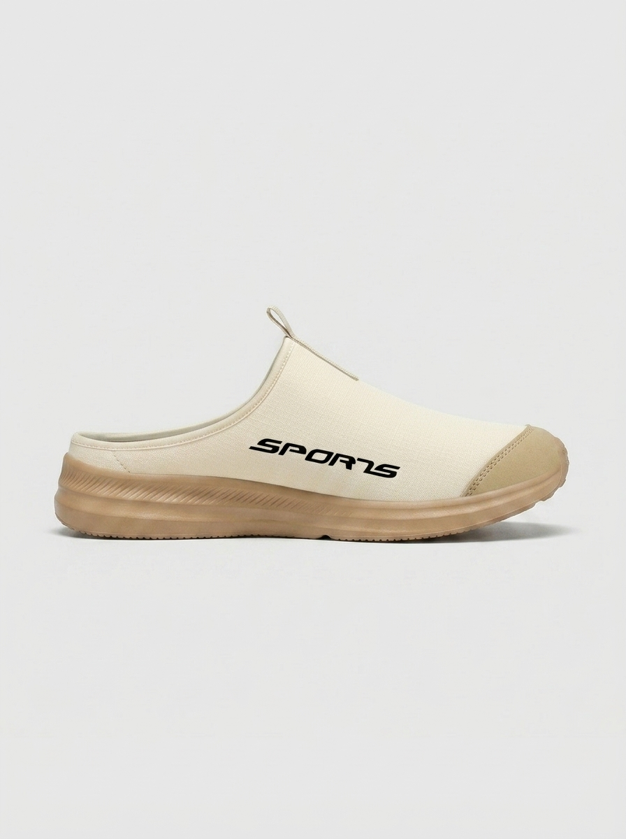 Men's Slippers Mesh Upper Slip-On Breathable Lightweight