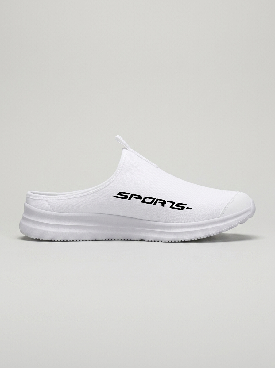 Men's Slippers Mesh Upper Slip-On Breathable Lightweight