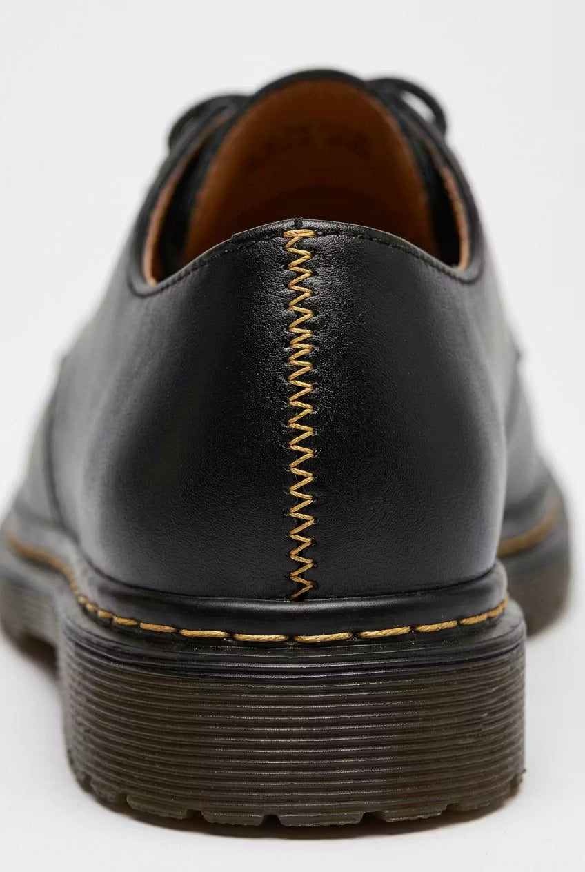 Men's Derby Shoes - Round Toe - Lace-Up - Ridged Sole - Leather