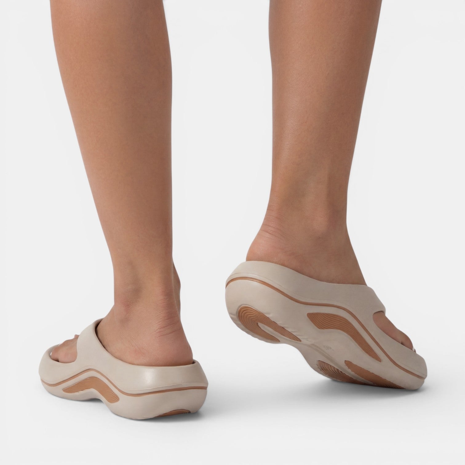 Women's Sandals Slip-On Thong Platform Wedge Sole