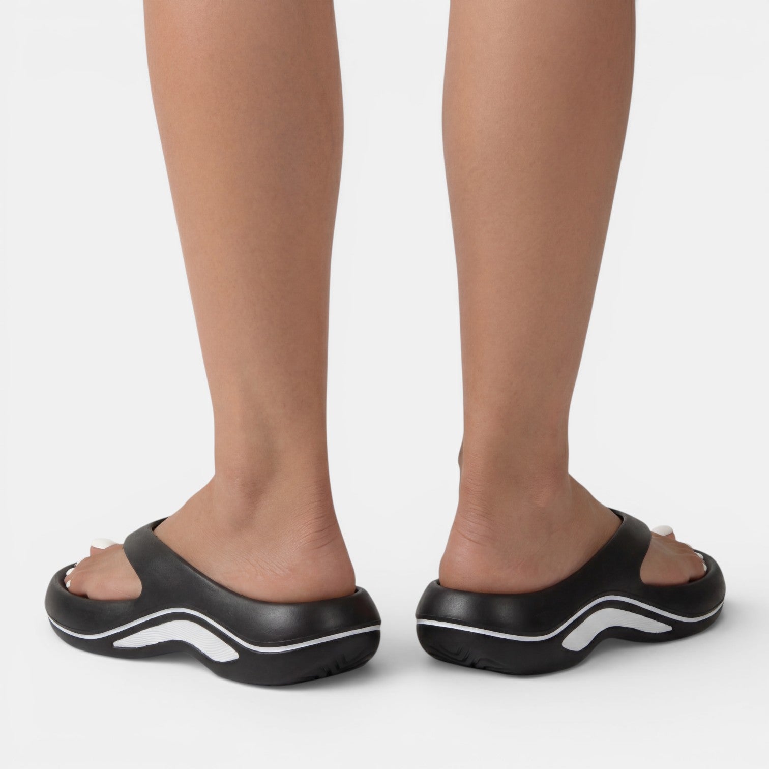 Women's Sandals Slip-On Thong Platform Wedge Sole