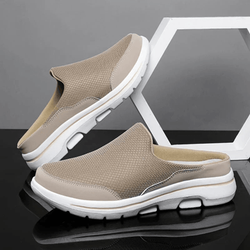 Men's Slip-On Mesh Clogs - Round Toe - Chunky Athletic Sole