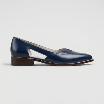 Women's Flats Pointed-Toe Slip-On Ballet Leather