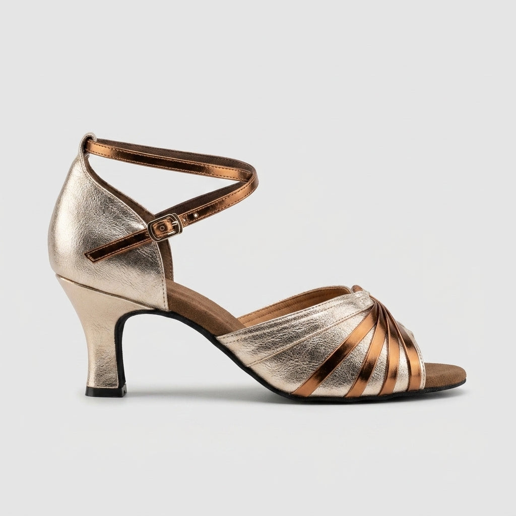 Women's Twisted Strap Open Toe Ankle Strap Kitten Block Heels
