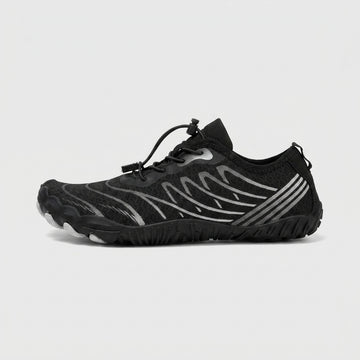 Men's Barefoot Shoes Lace-Up Low-Top Flexible Rubber Sole
