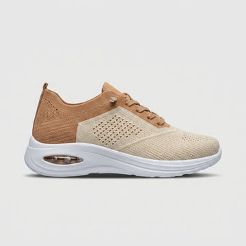 Women's Sneakers Mesh Lace-Up Air Cushion Platform Sole