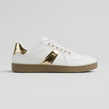 Women's Sneakers Low-Top Retro Basketball Style Lace-Up Athletic