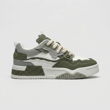 Men's Sneakers Low-Top Retro Basketball Lace-Up Casual Athletic