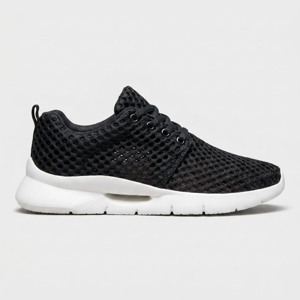 Men's Sneakers Mesh Lace-Up Low-Top Cushioned Sole