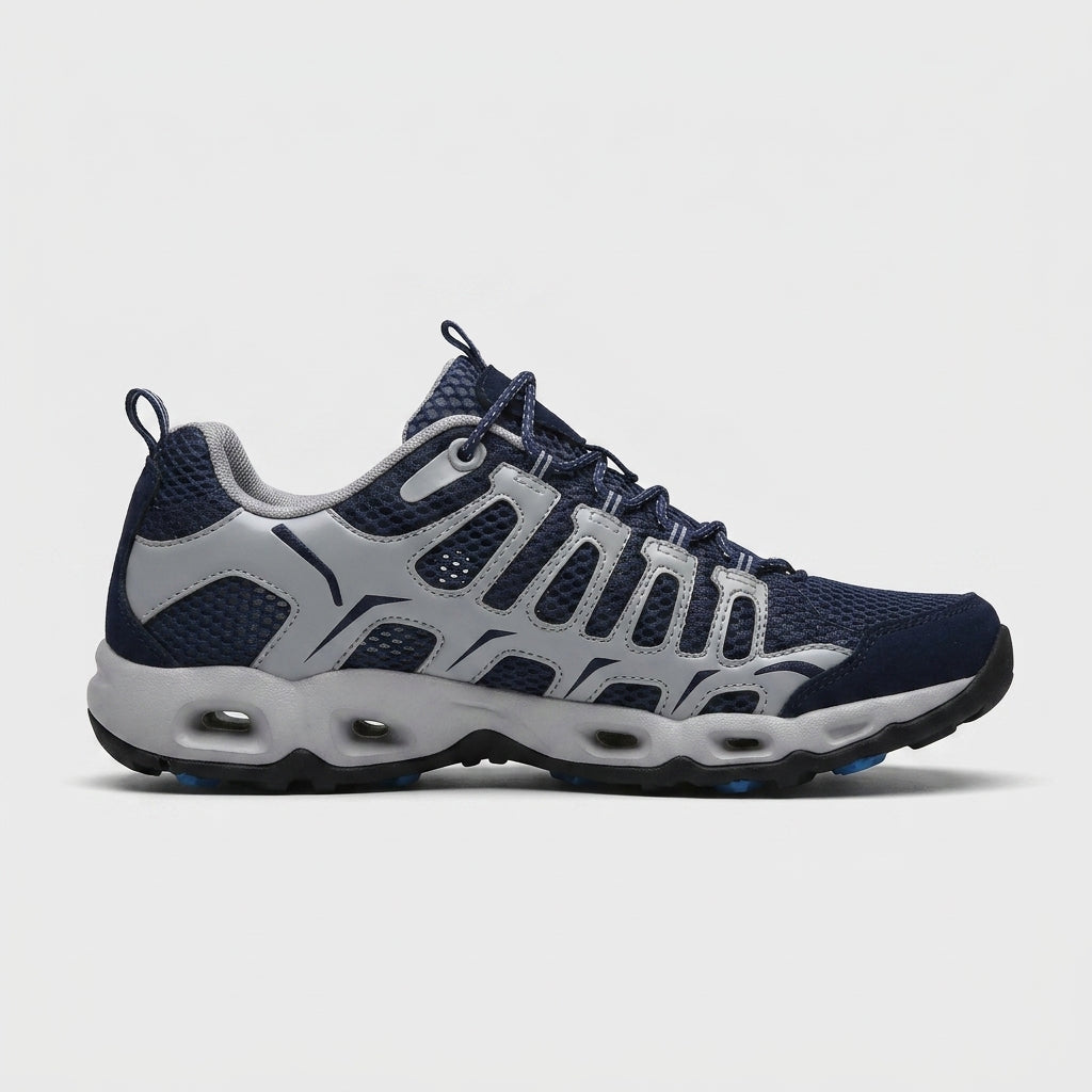 Men's Athletic Shoes Mesh Lace-Up Air-Cushioned Sole