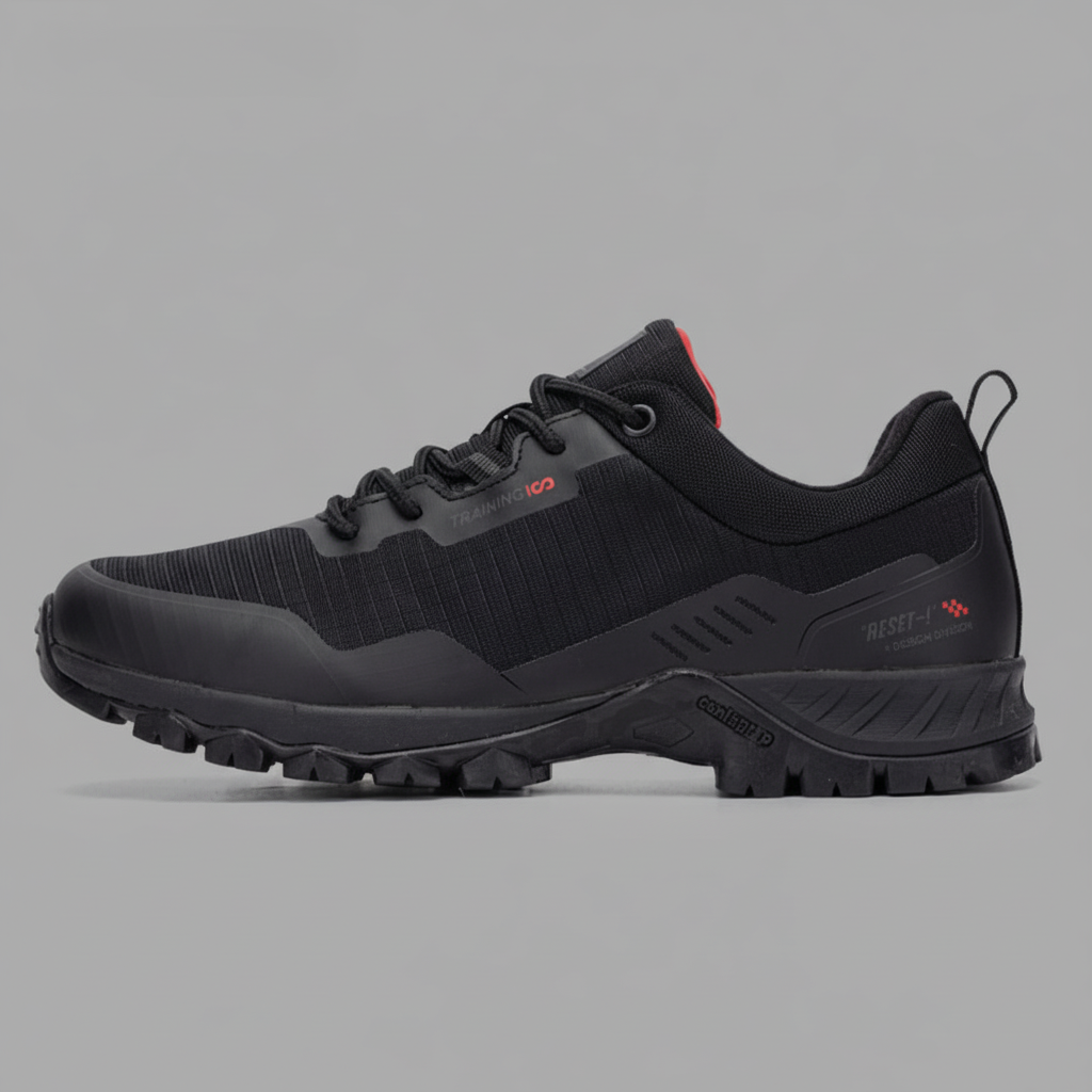 Men’s Low-Cut Trail Hiking Shoes with Lugged Sole